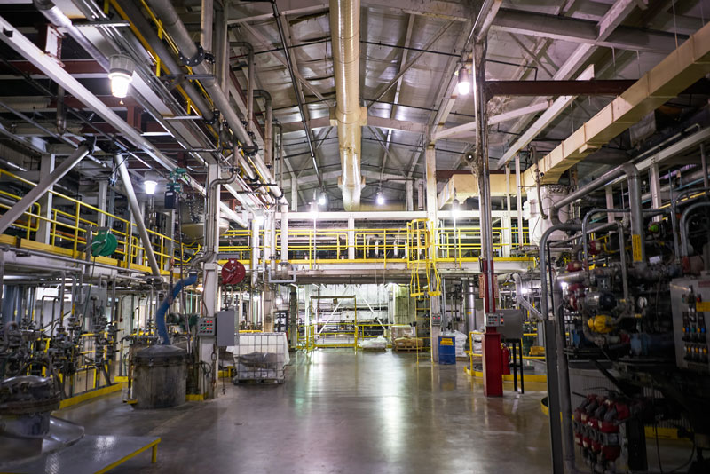 A view of the inside of AM Stabilizers's facility