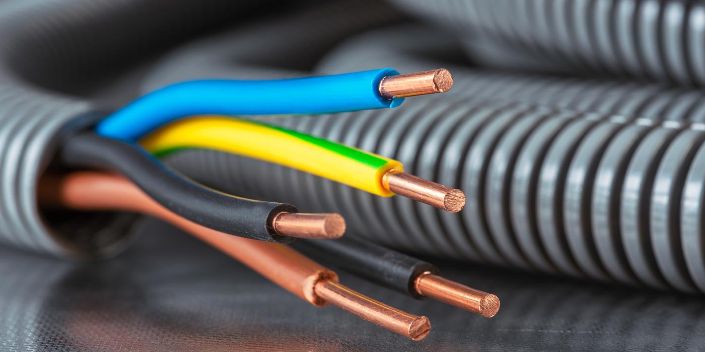 A set of copper wires